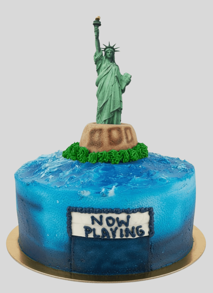 Classy Statue of Liberty Cake