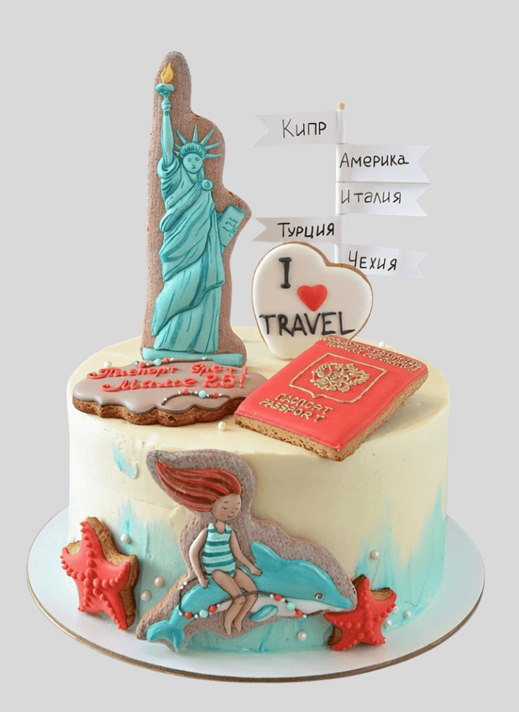 Enthralling Statue of Liberty Cake