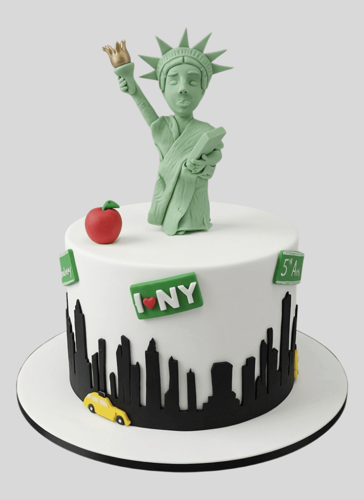 Enticing Statue of Liberty Cake
