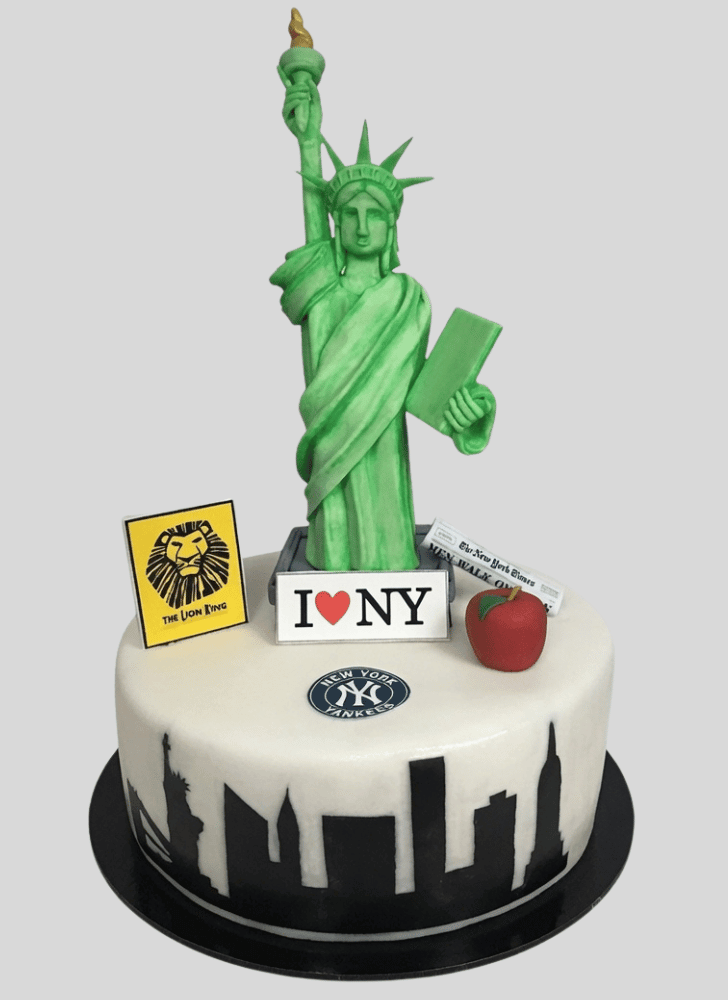 Excellent Statue of Liberty Cake