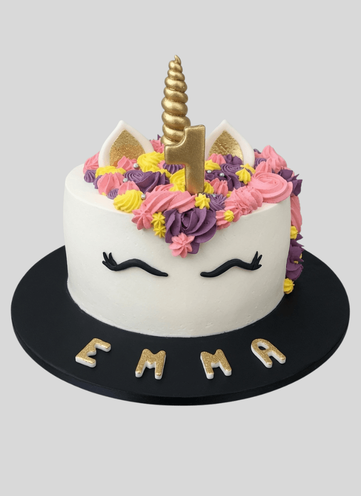 Charming Unicorn Cake