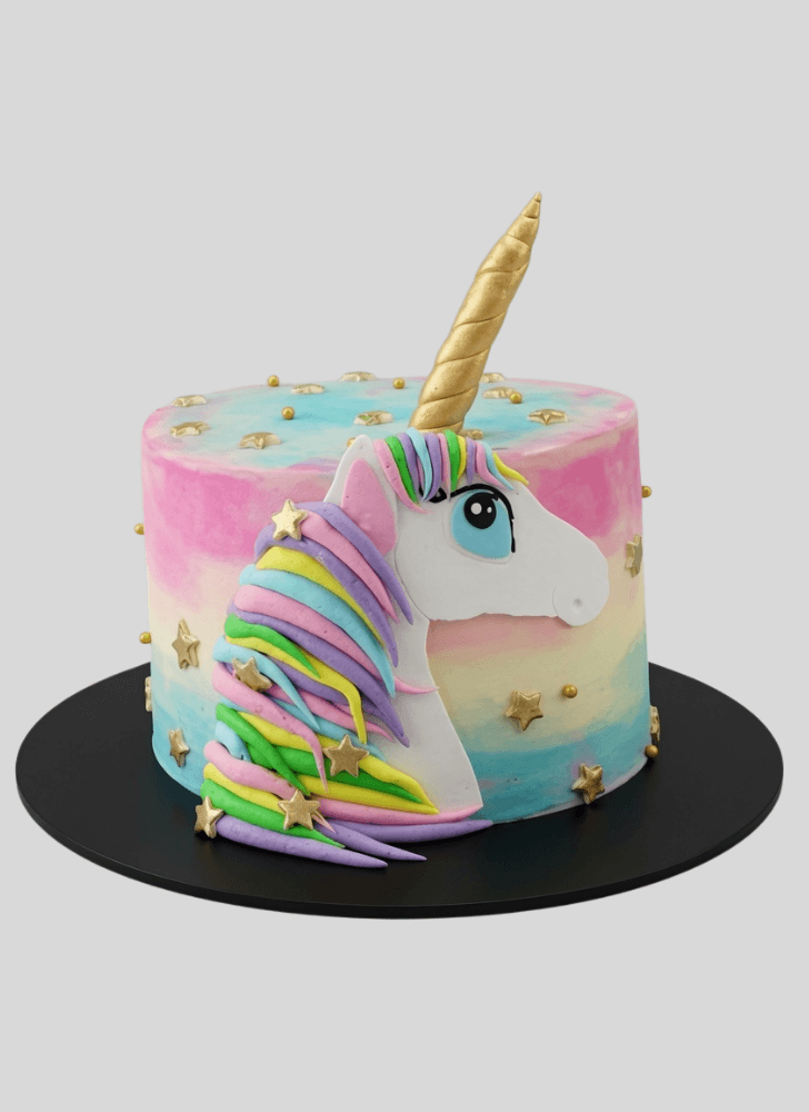 Delicate Unicorn Cake
