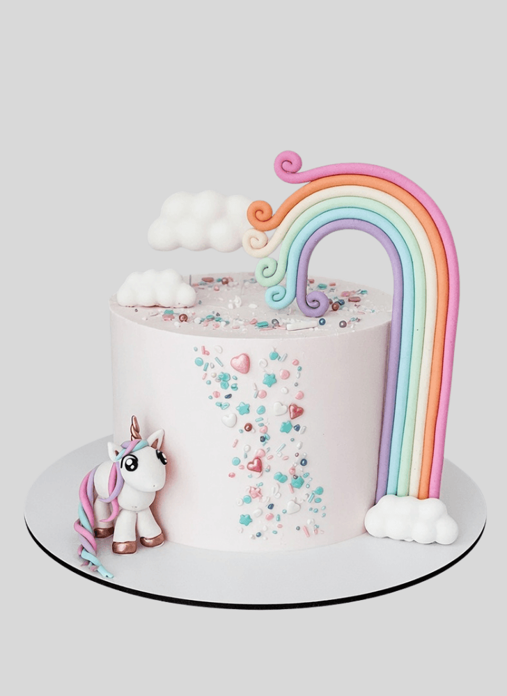 Inviting Unicorn Cake