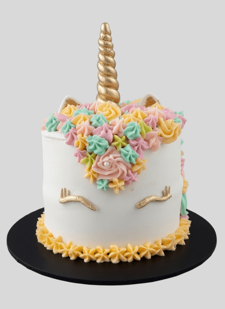Radiant Unicorn Cake