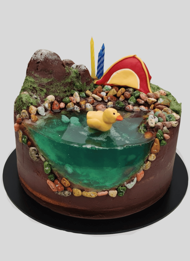 Alluring Water Cake