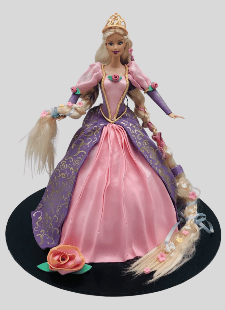Cute Barbie Cake