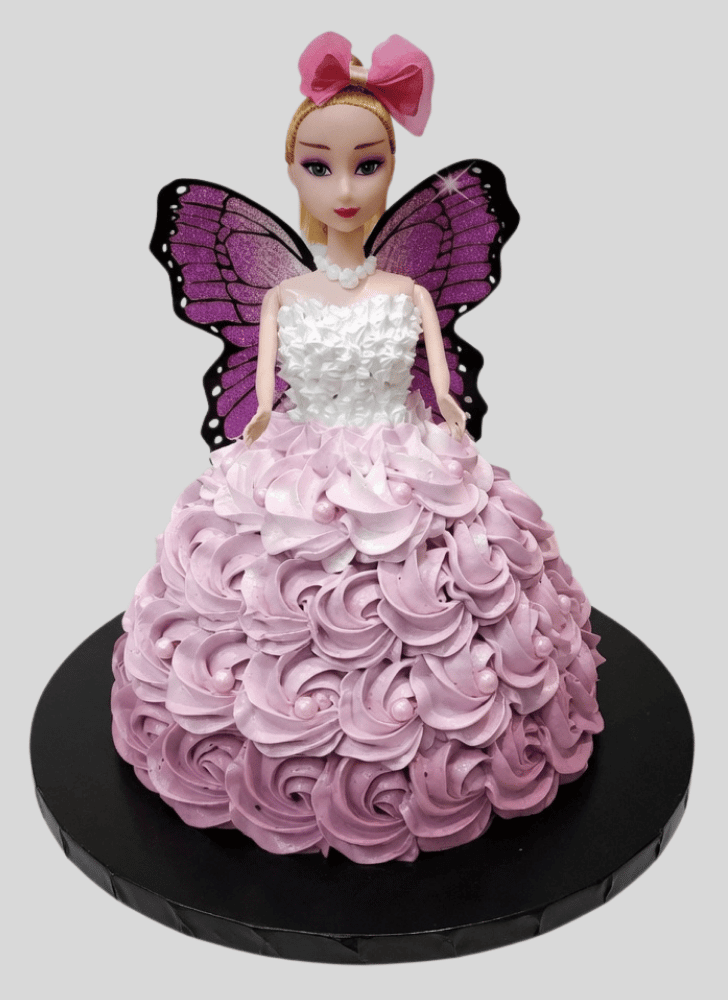 Elegant Barbie Cake