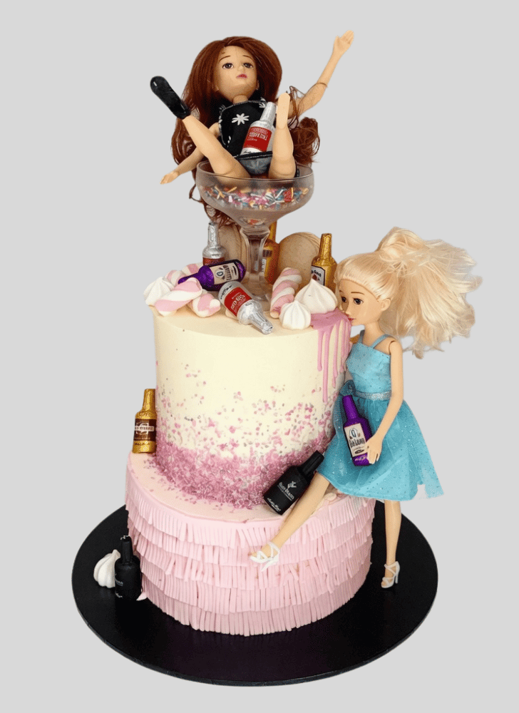 Enthralling Barbie Cake