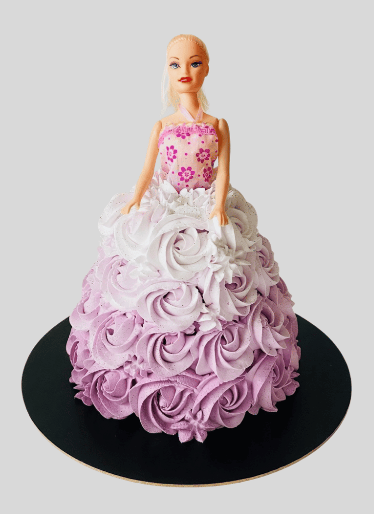 Enticing Barbie Cake