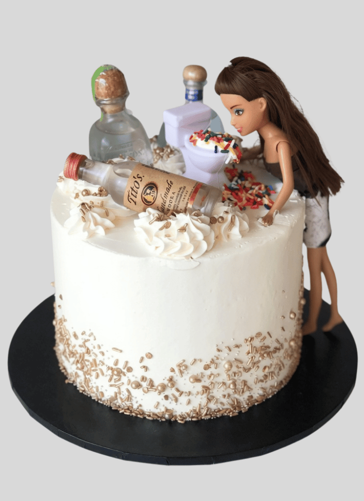 Nice Barbie Cake
