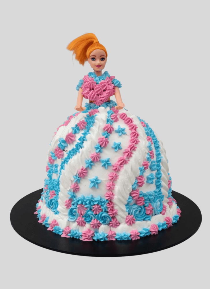 Refined Barbie Cake
