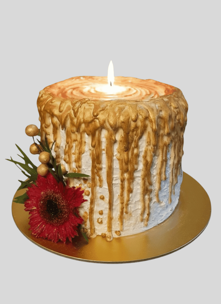 Admirable Candle Cake Design