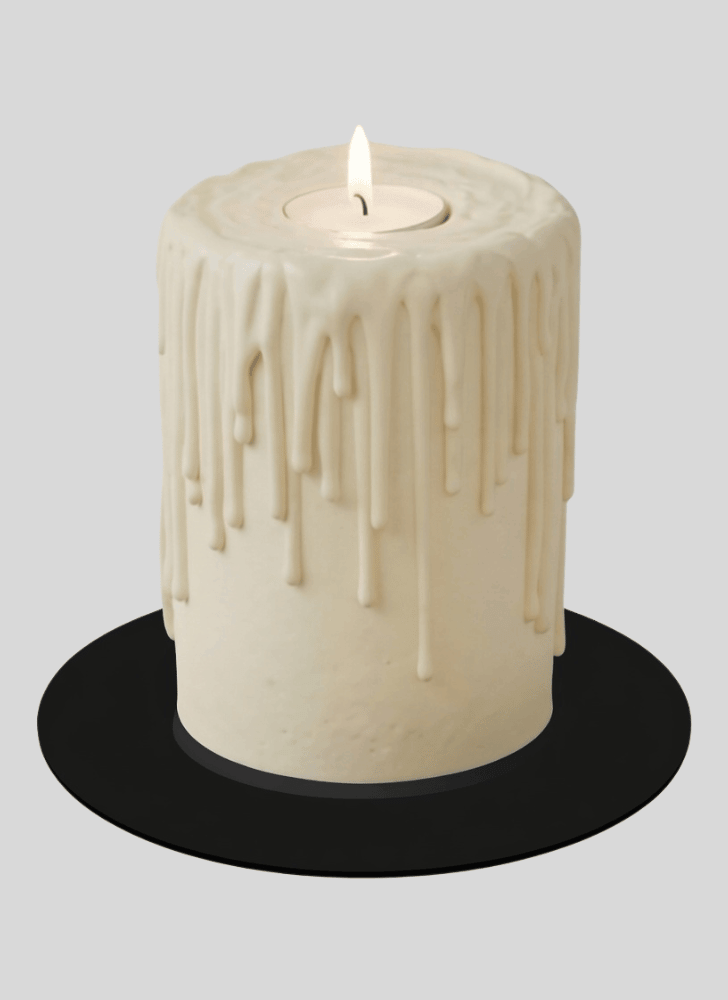 Beauteous Candle Cake