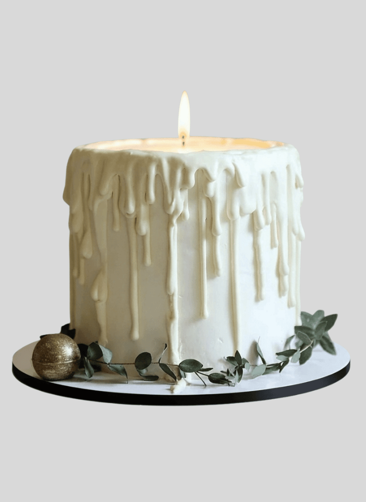 Classy Candle Cake