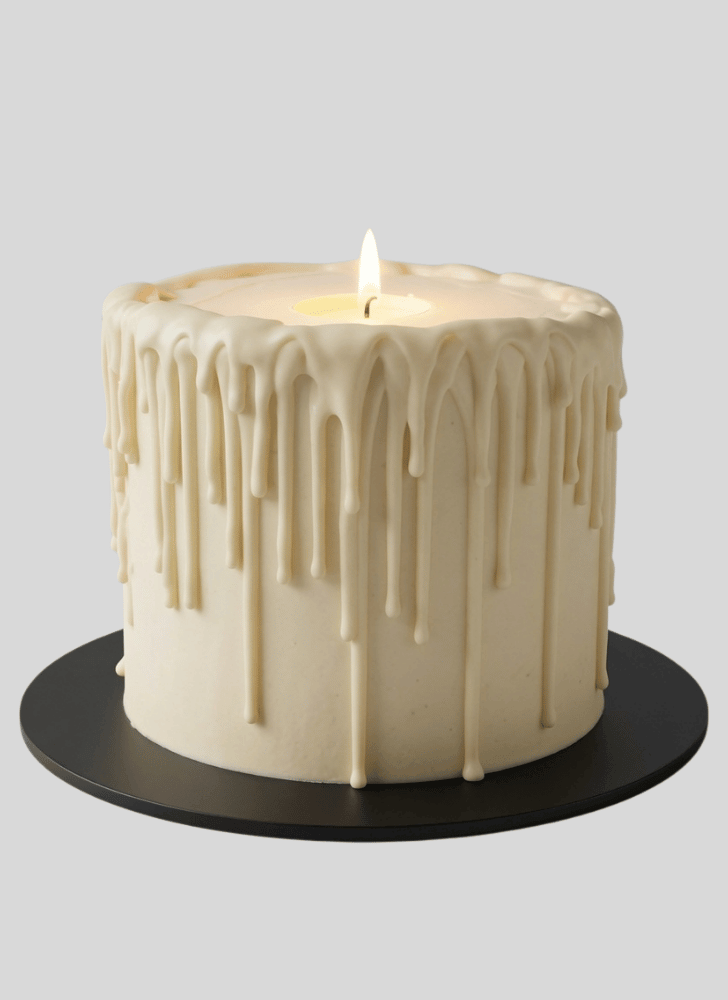 Comely Candle Cake