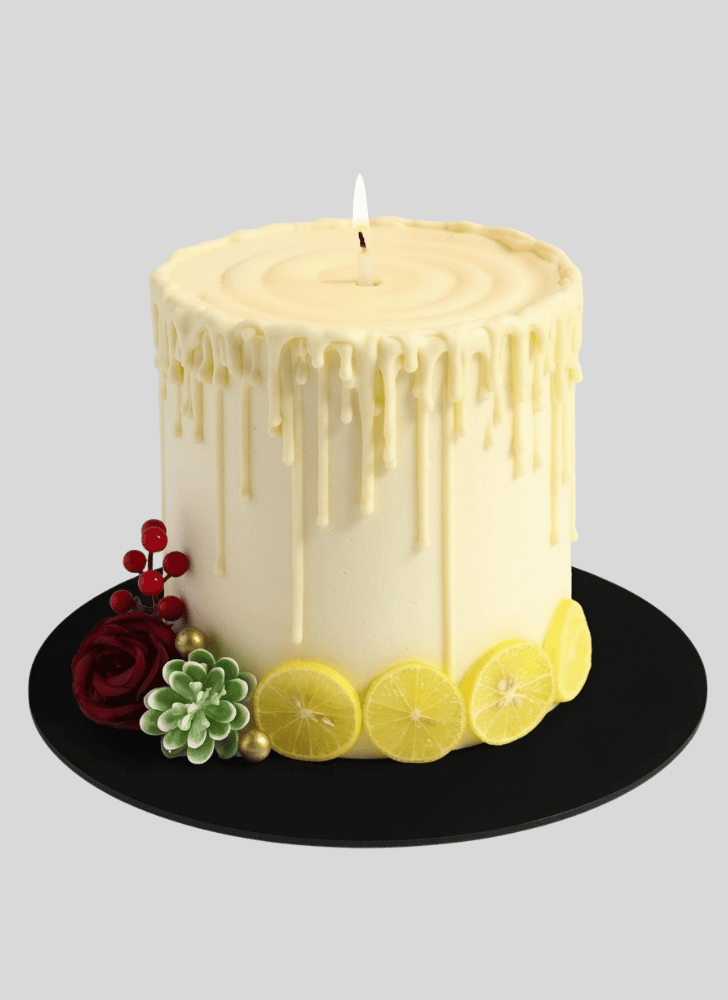 Excellent Candle Cake