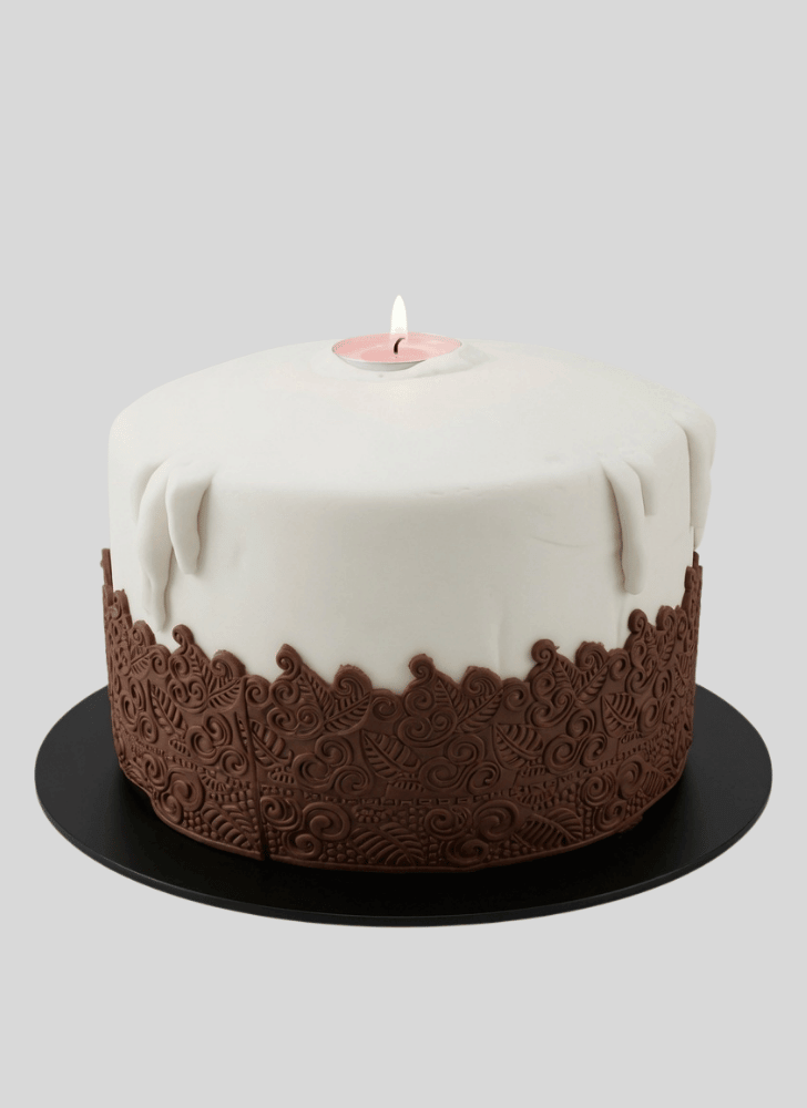 Fascinating Candle Cake