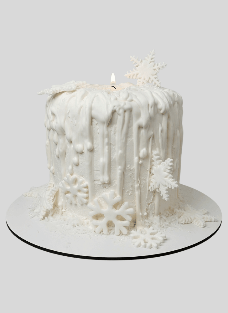 Graceful Candle Cake