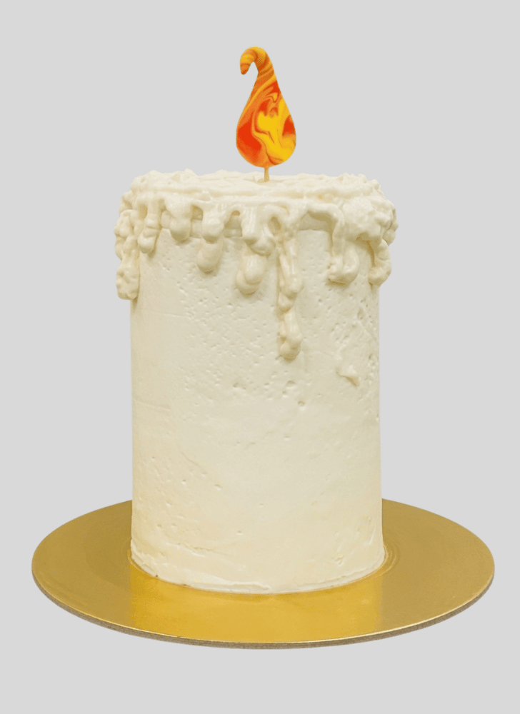 Inviting Candle Cake