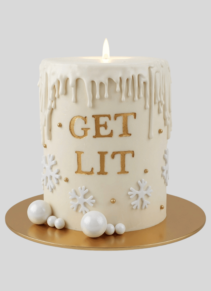Nice Candle Cake