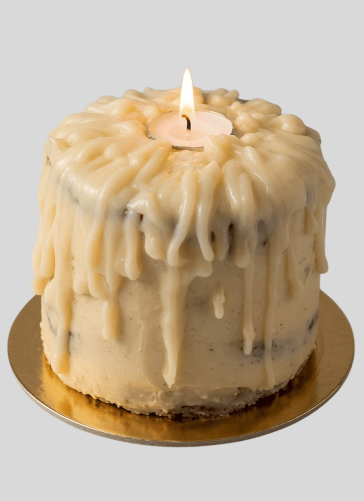 Radiant Candle Cake