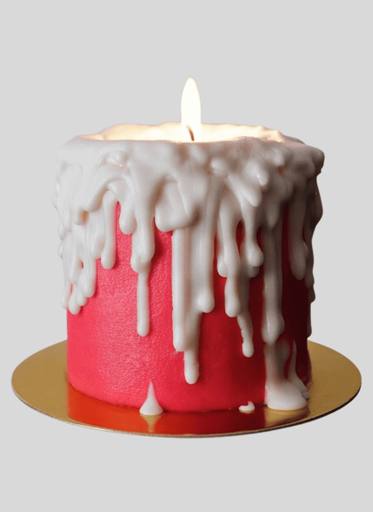 Refined Candle Cake