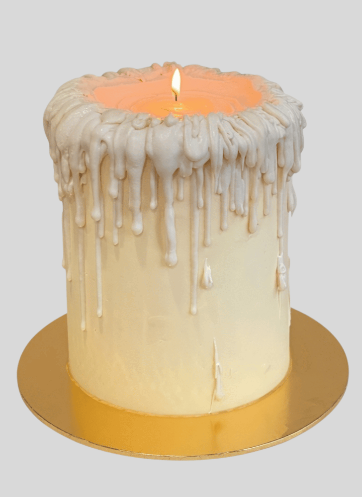 Shapely Candle Cake