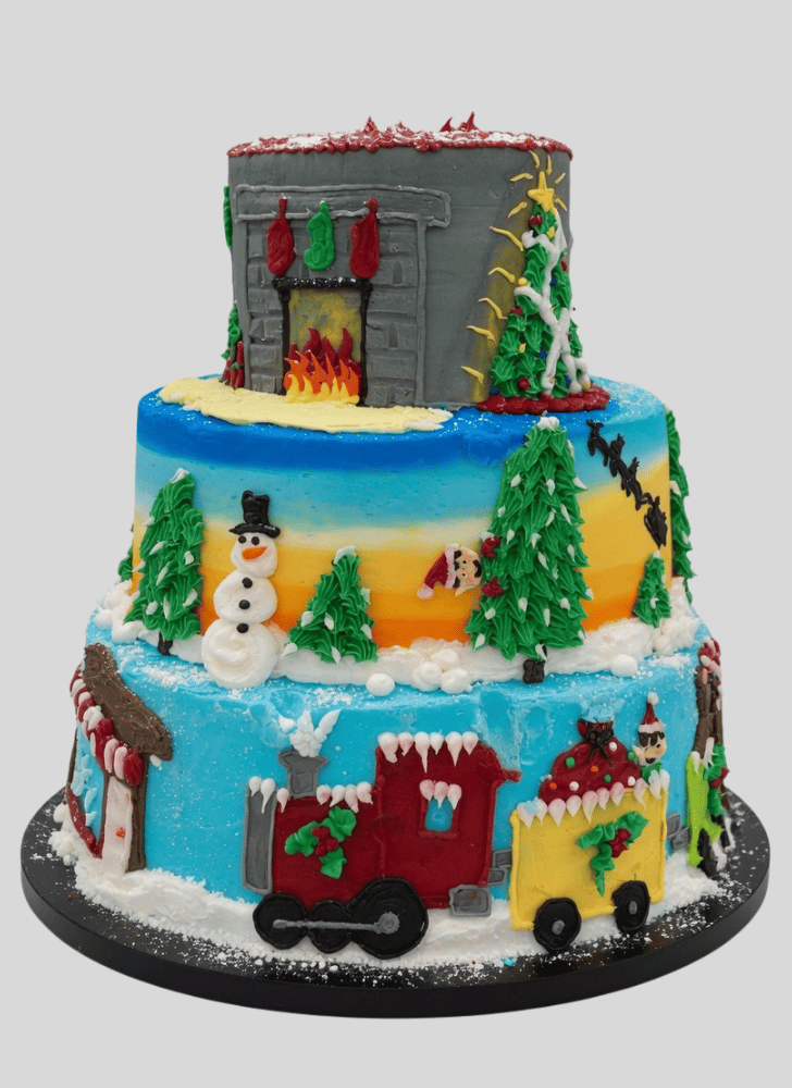 Captivating Christmas Cake