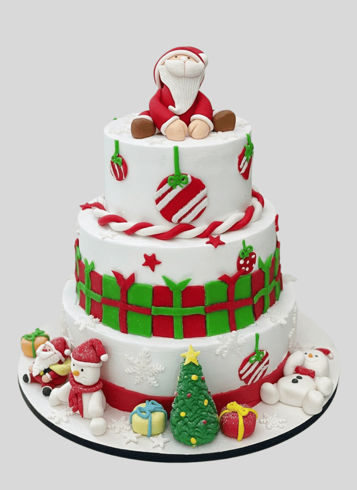 Delicate Christmas Cake