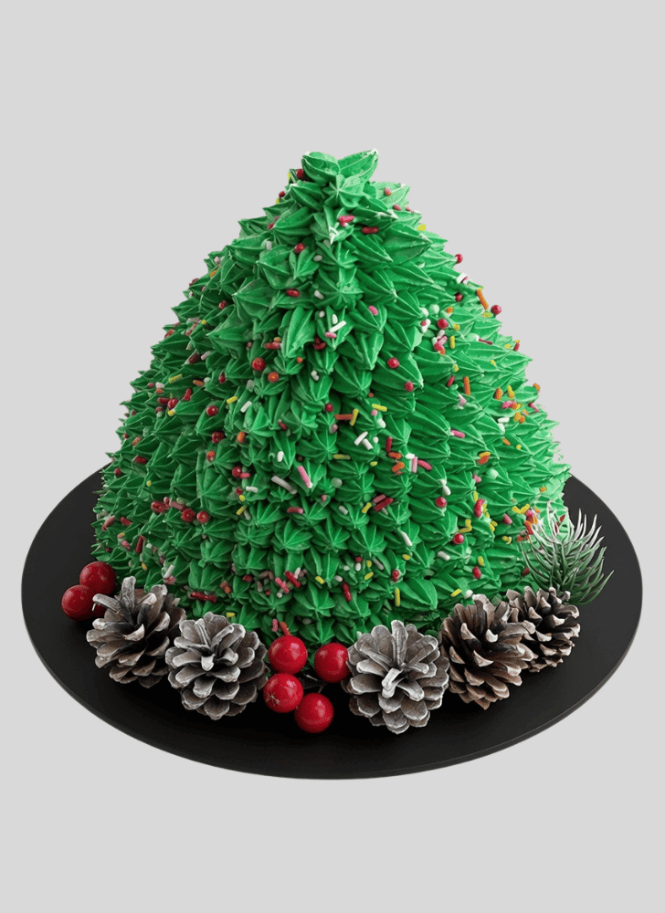 Elegant Christmas Cake