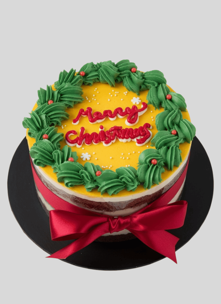Lovely Christmas Cake Design