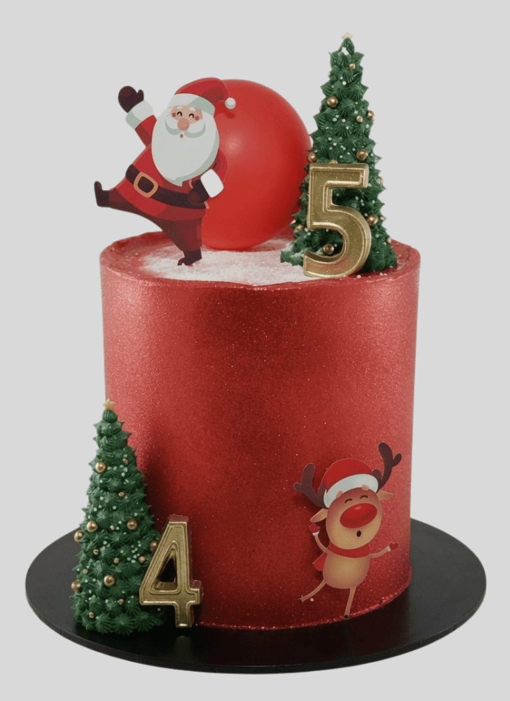 Mesmeric Christmas Cake