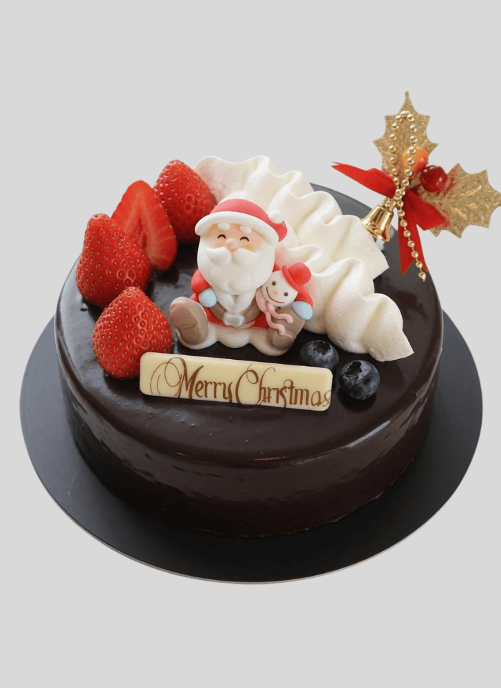 Pretty Christmas Cake