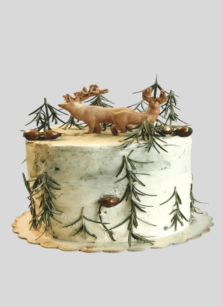 Charming Forest Cake