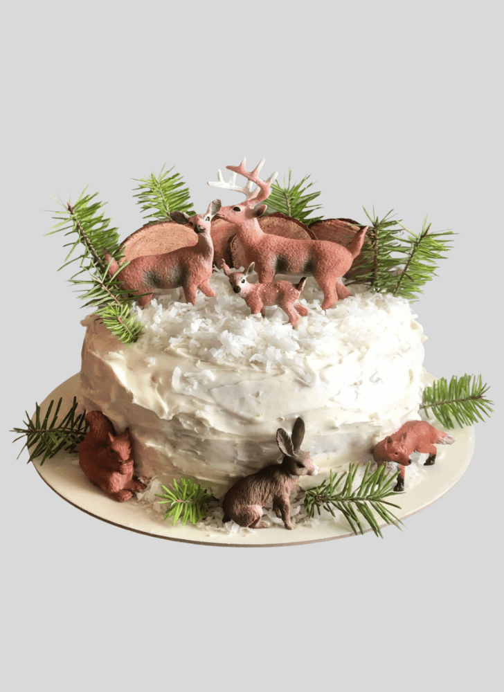Elegant Forest Cake