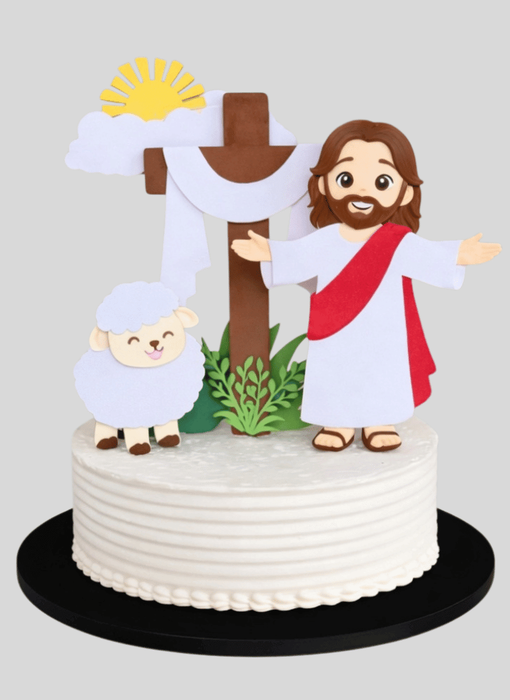 Admirable Jesus Cake Design