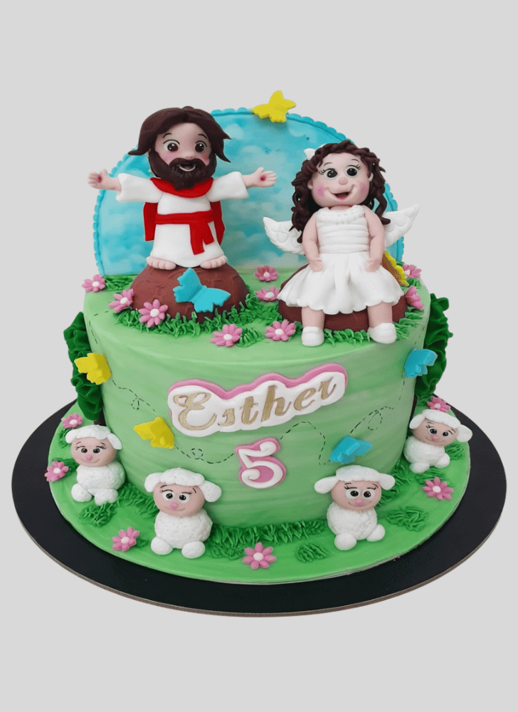 Charming Jesus Cake