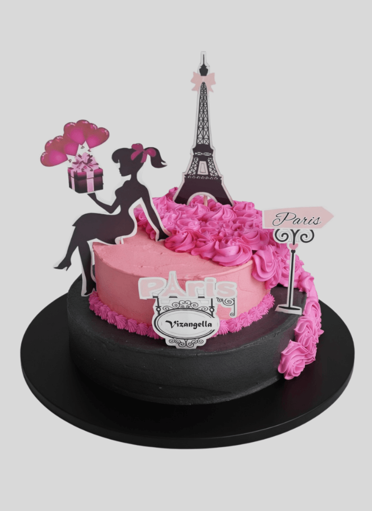Lovely Paris Cake Design