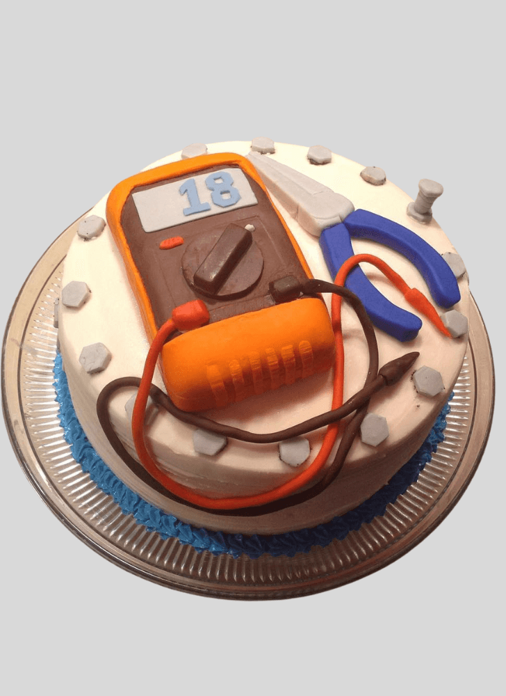 Admirable Repair Man Cake Design