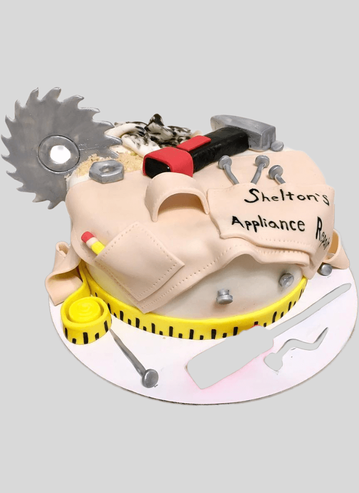 Angelic Repair Man Cake