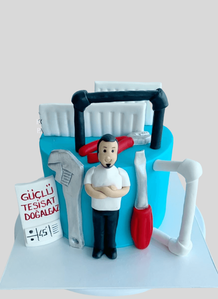 Classy Repair Man Cake