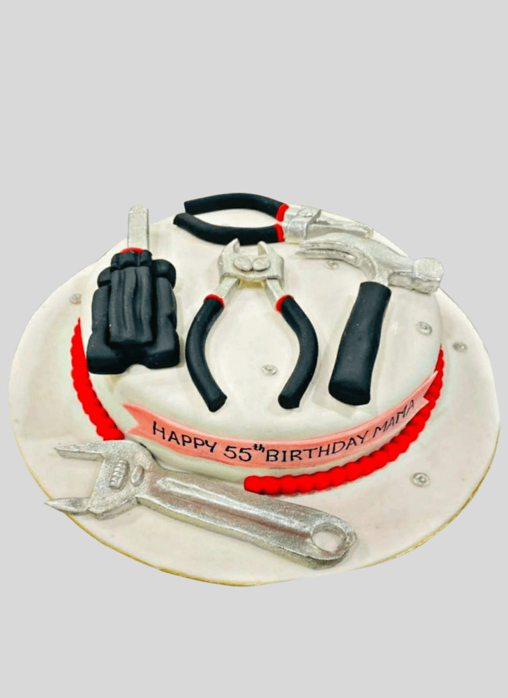 Cute Repair Man Cake