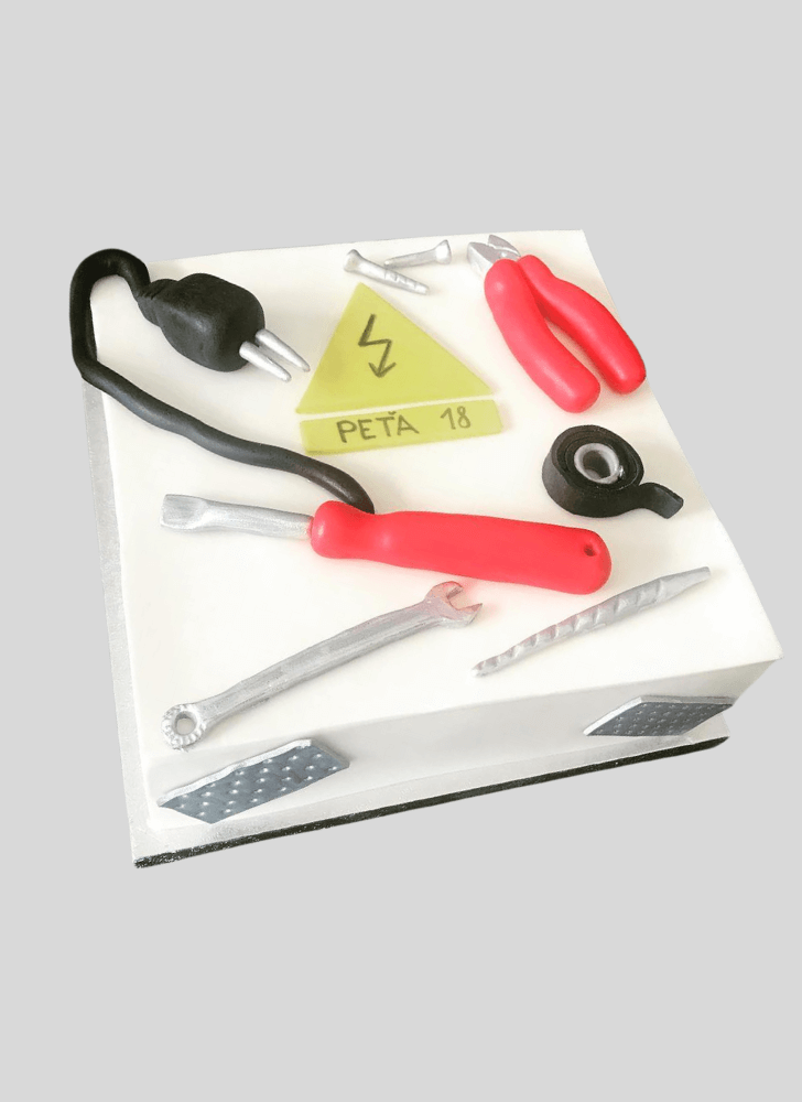 Delicate Repair Man Cake