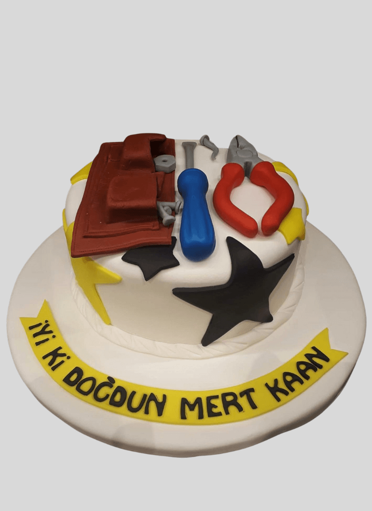 Elegant Repair Man Cake