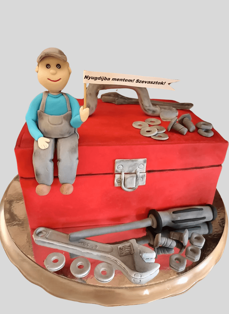 Exquisite Repair Man Cake
