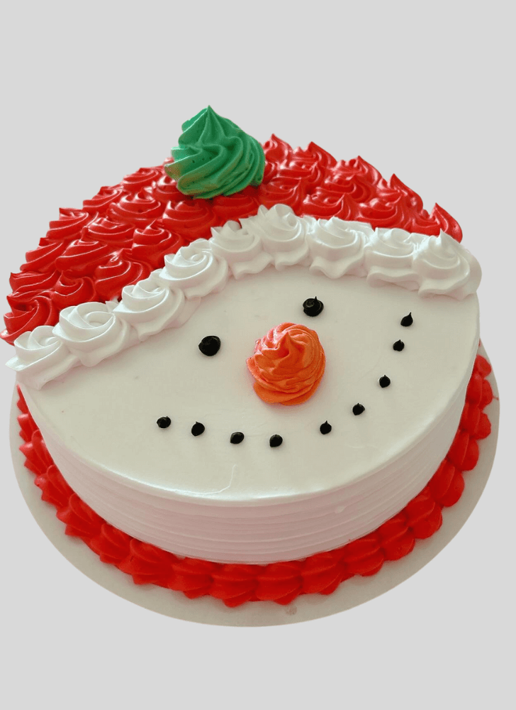 Alluring Santa Cake