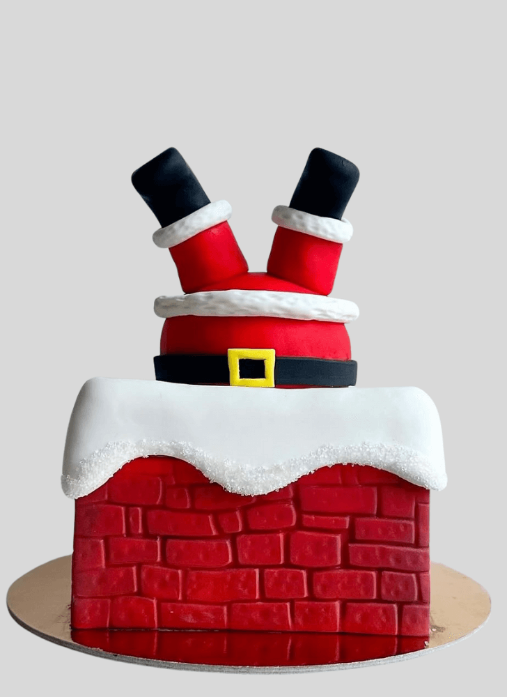 Enticing Santa Cake