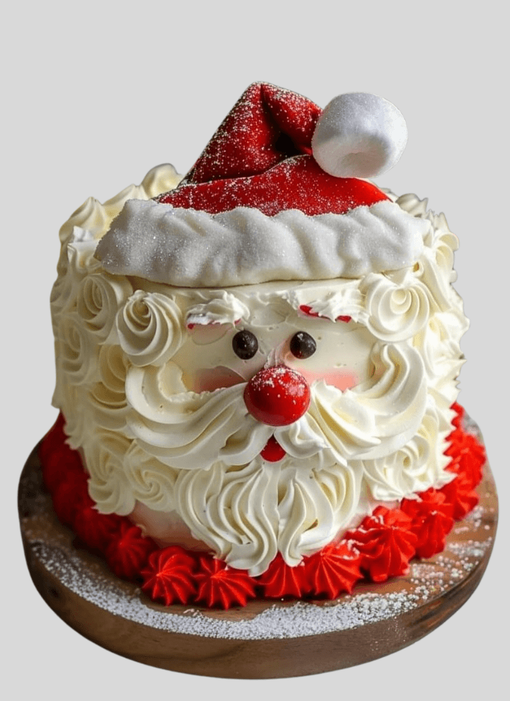 Good Looking Santa Cake