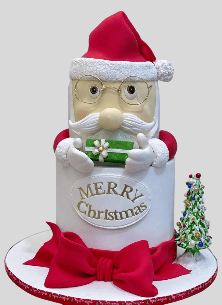 Graceful Santa Cake