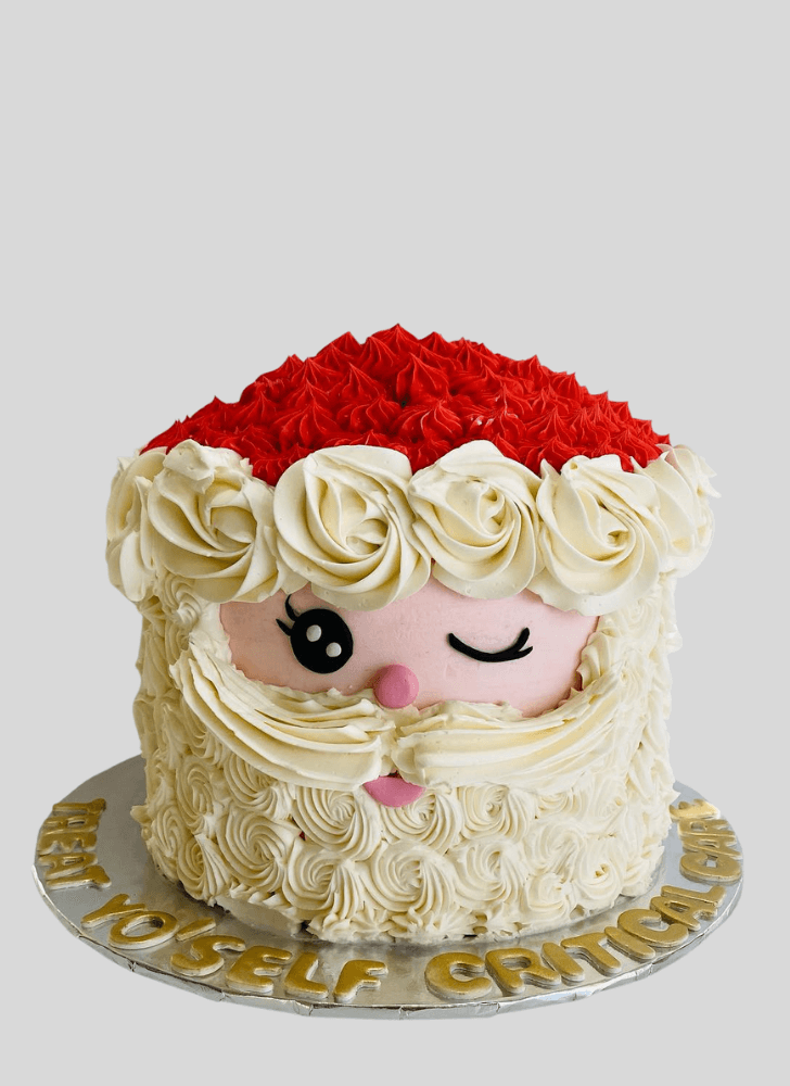 Lovely Santa Cake Design